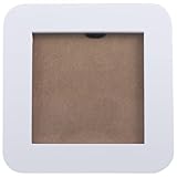 VICASKY Kleiner Bilderrahmen aus Holz 9X9cm Kleiner Tisch Fotorahmen mit Abgerundeten Ecken Verschleißfest und Leicht für Fotos und Dekoration