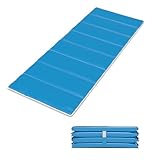 4in1 Strandmatte von StarK® - Wasserhängematte für Pool und Strand -Faltbare Camping Isomatte 190cm 60cm-Gepolsterte Auflage für Gartenliege -Bequeme Sonnenliegen Auflage-Strandliege (SkyBlue)