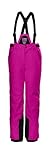 Killtec Mädchen Ksw 77 Grls Pnts Funktionshose Skihose mit abzippbarem Latz Schneefang und Kantenschutz, Neon Pink, 152 EU