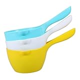 Healifty 3 Stück Multifunktionale Wasserschaufel Küchenlöffel Badewannenlöffel für Gartenarbeit Freies Material Ergonomischer Griff für Zuhause Camping und