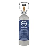 GROHE Blue - Starterset 2KG CO2 Flasche (für bis zu 350 Liter Sprudelwasser), chrom, 40423000