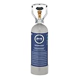 GROHE Blue - Starterset 2KG CO2 Flasche (für bis zu 350 Liter Sprudelwasser), chrom, 40423000