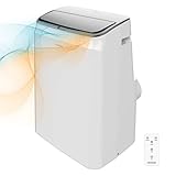 Cecotec Mobile Klimaanlage mit Fernbedienung und Force Clima 14500 Cold&Warm Wärmepumpe. 14000 BTU, LED-Anzeige, 5 Modi, Entfeuchtung, Reichweite 30 m2