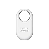 Samsung Galaxy SmartTag2 Bluetooth-Tracker, Kompassansicht, Suche in der Nähe, mit bis zu 500 Tage Laufzeit, wassergeschützt, Weiß (1 Stück)