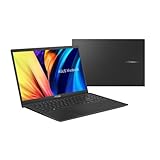 ASUS F1400EA-EB1840 Notebook mit 14 Full HD (Core i7-1165G7, 16 GB RAM, 512 GB SSD, Iris Xe Graphics, ohne Betriebssystem), Schwarz, Indie, QWERTY-Tastatur