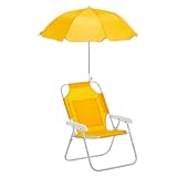 Faltbarer Strandkorb für Kinder, Strandliege für Kinder - verstellbarer Markise, mobiler Klappstuhl | Gartenliege Urlaub Meer Spielstuhl Stabiler sicherer kompakter Klappstuhl