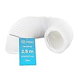 DL-pro 2,5m Abluftschlauch Ø 100 / 102mm flexibel PVC...