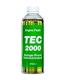 TEC 2000 Motorspülung - Engine Flush Motorreiniger für Benzin Diesel oder Gasmotoren 375ml - Kraftstoffadditiv zur Systemreinigung - Motorpflege Zusatz