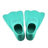 Flippers für Kinder | Schwimmtraining mit kurzen Flossen für - Schnorchelflossen für Jugendliche - geeignet zum Schnorcheln, Tauchen, Pool, Bodyboarding, Fitness, Reisen, und Urlaub