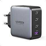 UGREEN Nexode 100W USB C Ladegerät GaN USB C Netzteil 4 Ports Charger PD Ladegerät mit PPS kompatibel mit MacBook Pro, iPhone 14 Pro/14 Pro Max, iPad Pro, S23 Ultra, S23+, S22 Steam Deck usw