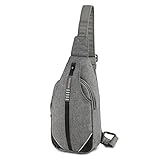 WATERFLY Anti-Diebstahl Sling Bag für Damen und Herren Brusttasche Hippie Crossbody Bag Multipurpose Daypack