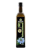Kräuterland Schwarzkümmelöl 500ml ungefiltert kaltgepresst direkt vom Hersteller - mühlenfrisch - original Nigella sativa