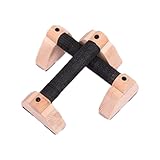 Liegestützstangen für Herren – 2 x Parallettes-Griffe, langlebige Workout-Stangen, starke Holzgriffausrüstung, stabile Fitness-Ständer, -Fitness-Zubehör für Calisthenics, Krafttraining, tägliche