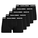 JACK & JONES Male Boxershorts 5er-Pack Herrenunterwäsche in Größe XS–XXL