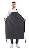 Nanxson Unisex PU wasserdicht verstellbar Schürzen Arbeitsschürze Fleischerschürze Metzgerschürze für Metzgerei, Reinigung, Industrie