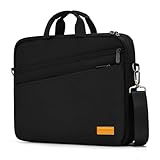 bagasin Laptoptasche Laptop Aktentasche Passt bis zu 15 15,6 16 Zoll Laptop Erweiterbare Wasserabweisend Schultertasche Umhängetasche Tragetasche Notebooktasche PC Computer Tasche