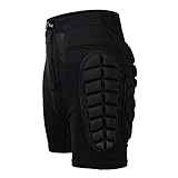 Schutzhosen Gepolsterte Protektorhosen Schutz Shorts Für Hüfte, Po Und Steißbein, Snowboard Shorts Herren Damen,Kurze Hose, Gepolstert Schutz Gear Für Snowboarden Skifahren Skating