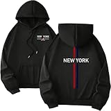 Sizoer Männer Hoodie Lange Kapuzenpullover Schwer mit Taschen und Kordelzug Hoodies Sport Lange Sweatjacke Baumwolle Kapuzenjacke Weiches Top Fleecepullover Kapuze Sweatshirts