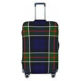 Clan Colquhoun Tartan Gepäckabdeckung, waschbare Kofferabdeckung – Reisemode, elastischer Kofferschutz, groß
