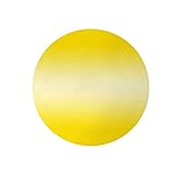 Runde Ombre-Tischdecken, wasserdicht und auslaufsicher, waschbar, Polyester-Tischdecke, geeignet für Hochzeit, Party, Empfang, Bankett, Veranstaltung, Küche, Esszimmer, D140 cm, Gelb