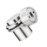 Bodentürstopper, einfache Installation, eleganter Metall-Türstopper, Wand-Türstopper, schützt Wand und Möbel
