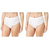 Nur Die Formslip Cotton aus Baumwolle mit Shaping-Effekt Maxislip Taillenslip Highwaist Unterwäsche Unterhosen Stetch Damen (Packung mit 2)