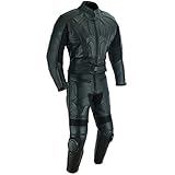 PROANTI Motorradkombi Leder Biker zweiteilige Motorrad Kombi...