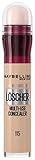Maybelline New York Abdeckstift, Instant Anti-Age Effekt Concealer, Löscher mit Mikro-Lösch-Applikator, Nr. 115 Warm Light, 6,8 ml