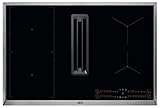 AEG COLI84COXB Autarkes Kochfeld mit integriertem Dunstabzug / 80cm / Induktion / Auto-Funktion / Bridge-Funktion / Umluft