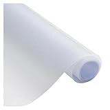 Fensterfolie Matte, rein gefrostete Sichtschutzfolie for Fenster, Sonnenschutz, Wärmedämmung, Selbstklebender undurchsichtiger dekorativer Glasaufkleber (Color : Pure Frosted, Size : 60X400CM)