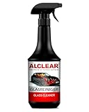 ALCLEAR 721GR Auto Glasreiniger für streifenfreie Scheiben mit Tiefenwirkung und Abperleffekt, KfZ Scheibenreiniger für Windschutzscheiben 1.000 ml