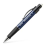 FABER-CASTELL 130732 - Druckbleistift GRIP PLUS, Minenstärke: 0,7 mm, Schaftfarbe: blau metallic, 1 Stück