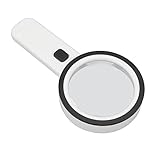 Lupe, ABS-Rahmen, Ergonomischer Griff, großer Bildschirm, große Lupe zur Bewertung von Schmuck