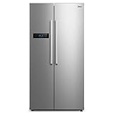 Midea MERS530FGD02 Side-by-Side Kühl-/Gefrierkombination/NoFrost/Inverter Technologie/Indoor Ice Bar/Twin Control/176,5 cm Höhe/335 L Kühlen/197 L Gefrieren/256 kWh/Jahr