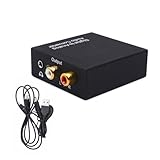 Digitalkonverter 24bit/192 kHz Zu Analog Mit Optisch Koaxialem 3 5 Mm Eingang Für Heimkino Zu Analog