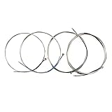 Cello-Saiten-Set, 4-teilige Cello-Saiten mit vernickeltem Kugelende für 4/4 Cello-Saiten, Musikinstrumenten-Zubehör
