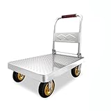 Klappbarer Plattformwagen, strapazierfähig, 400 kg Kapazität, ideal für den Transport zu Hause und im Lager