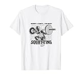 Gymnastik-Hantel, Workout, Powerlifter, Kniebeugen T-Shirt