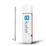 Karbor 4G LTE WLAN-USB-Modem, 300 Mbit/s kostengünstiger WLAN Stick USB-Mobil-Breitband-Dongle, verbindet bis zu 10 Geräte, ideal für Geschäft und Reisen (1 Stück Externe Antenne enthalten)