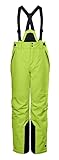 killtec Jungen Funktionshose/Skihose mit abzippbarem Latz, Schneefang und Kantenschutz KSW 79 BYS SKI PNTS, Apfel, 152, 37310-000