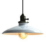 Glighone E27 Retro Vintage Klassiker Industrial Metal Deckenleuchte Pendelleuchte Beleuchtung Suspension Vintage Retro E27 Industrial Metal Deckenleuchte Pendelleuchte Beleuchtung