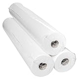 Enpack Liegerolle 9 Stück 2-lagig in aus Zellstoff - Liegenbezug Ärztekrepp 50 cm x 80m - Bezug für Kosmetikliege, Ärzte- & Massageliege - Bezug für Liegenauflage - Abdeckpapier Rolle - Liege Auflage