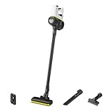 Kärcher Akku-Staubsauger VC 4 Cordless myHome, 2 Saugstufen, Laufzeit: bis zu 30 min., Gewicht: 2,3 kg, inkl. 21,6 V Akku, Ladegerät, Wandhalterung, Boden- und Fugendüse, 2-in-1-Staubbürste