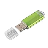 Hama 64GB USB-Stick USB 2.0 Datenstick (15 MB/s Datentransfer, USB-Stick mit Öse zur Befestigung am Schlüsselring, Speicherstick, Memory Stick mit Verschlusskappe, geeignet für Windows/MacBook) grün