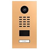 DoorBird D2101V IP Video Türstation | Video-Türsprechanlage mit 1 Ruftaste, RFID, HD-Video, Bewegungssensor, in Safrangelb (RAL 1017)