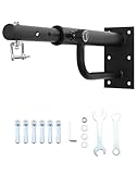 QWORK® Solider Stahl Boxsackhalterung Wandhalterung Verstellbarer 43-63 cm Gewichtsunterstützung 150 kg, Boxsack-Aufhänger inkl. Befestigungsschrauben