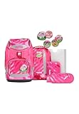 ergobag Pack Schulrucksack-Set Rucksack, Jugend Unisex, WonBearful Unicorn (Pink), One Size