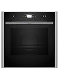 NEFF B64FS31N0, N 90, Einbau-Dampfbackofen, Integrierbarer Backofen 60 x 60cm, Made in Germany, Slide&Hide, Full Touch TFT-Display, Favorit, Soft Open & Close, Home Connect, Schwarz
