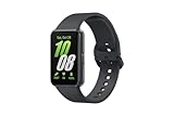 Samsung Galaxy Fit3 Light and Sleek Fitnessband, 13 Tage Akku, 100+ Übungen und Schlaf-Tracking, Dunkelgrau (Schwarz)