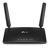 TP-Link Archer MR200 Cat4 + AC750 Mbps Dualband 4G LTE WLAN Router (150 Mbit/s im Download, simultanes Dualband, 300 Mbit/s 2,4GHz + 433 Mbit/s 5GHz, frei konfigurierbarer LAN/WAN-Port) schwarz